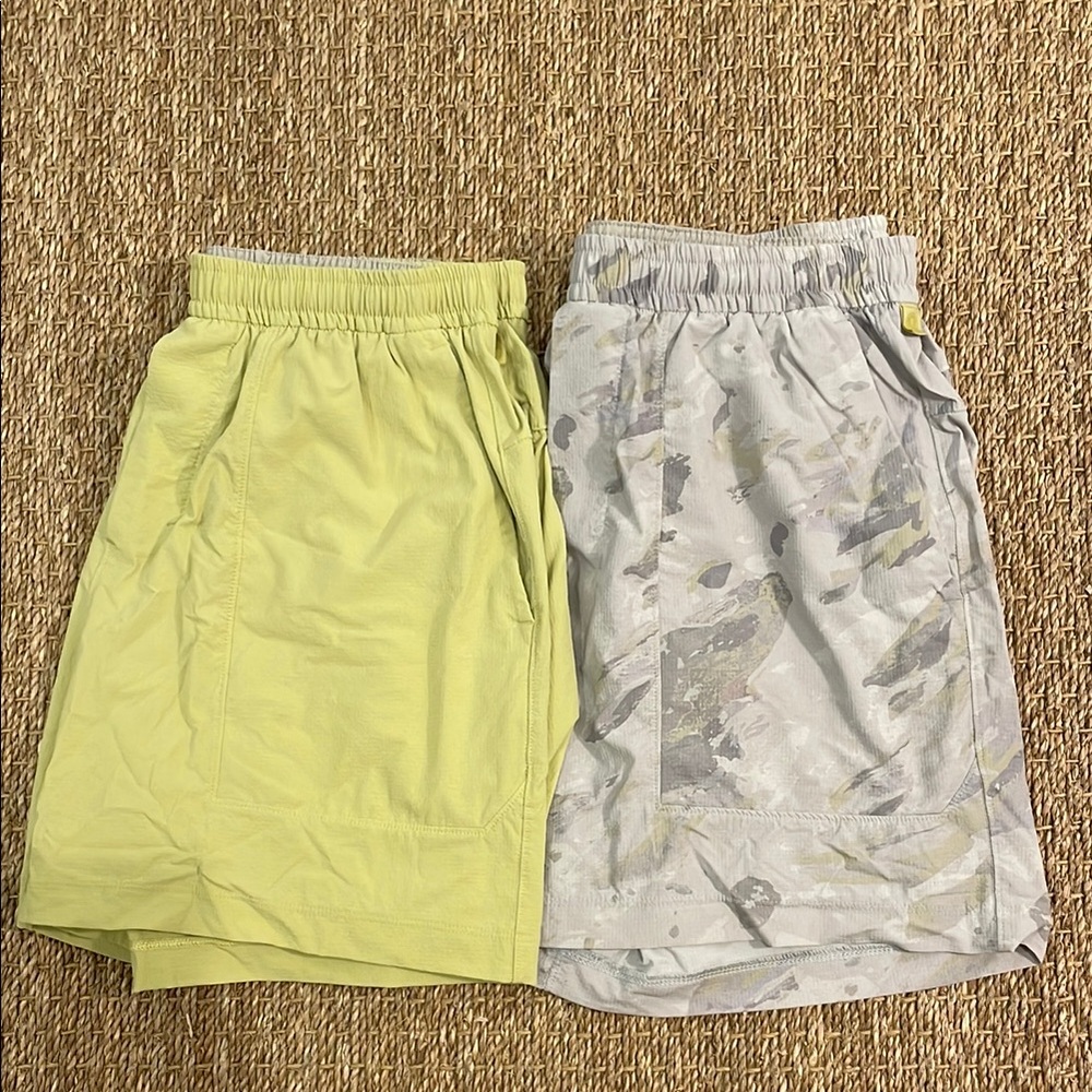 2x Mens Lululemon 5” Bowline Short Size Medium